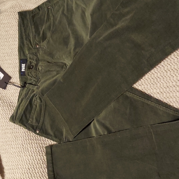 PAIGE Other - New with tags. $209 paige cords. In forest green.